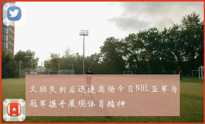 文班失利后迅速离场今日NHL亚军与冠军握手展现体育精神